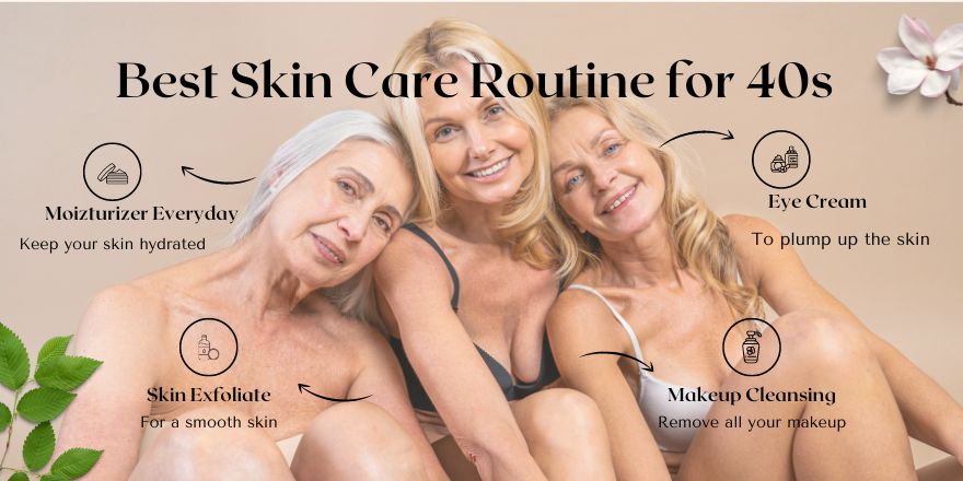 Best Skin Care Routine for 40s: Tips for Flawless Skin in Your 40s - StansOut Beauty Company