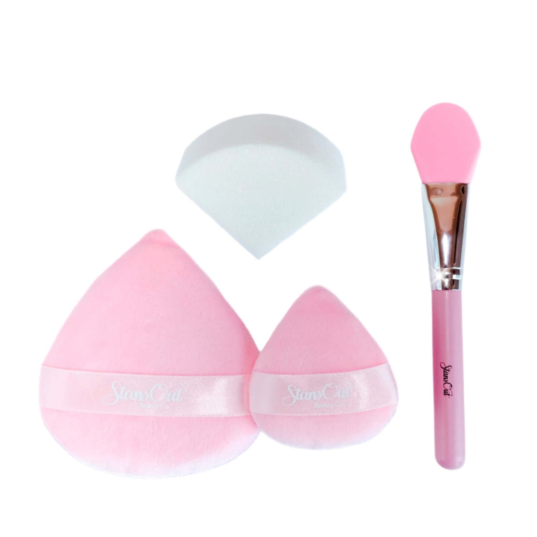 makeup blending sponge and powder puff set