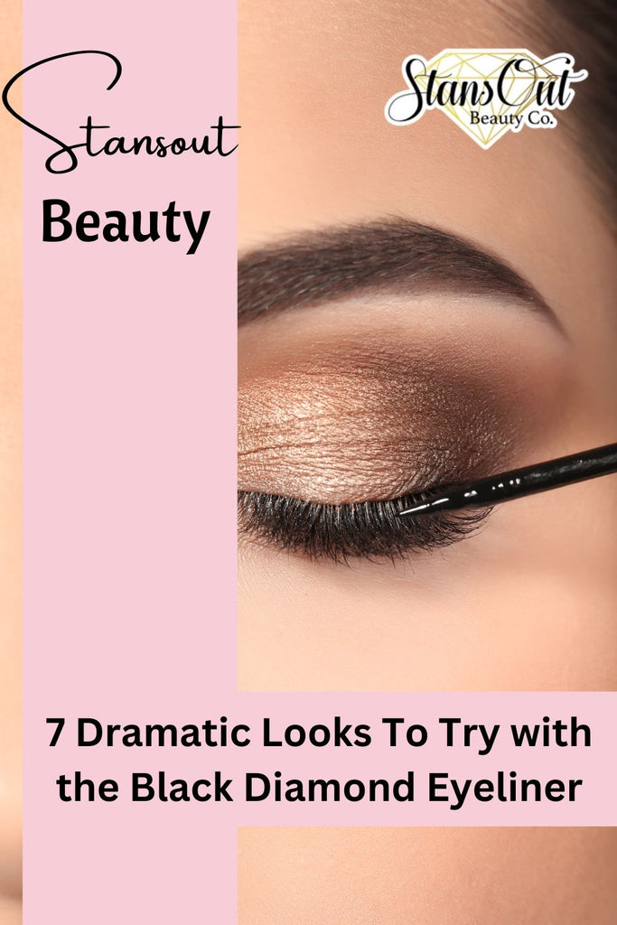 different eyeliner looks with black diamond eyeliner