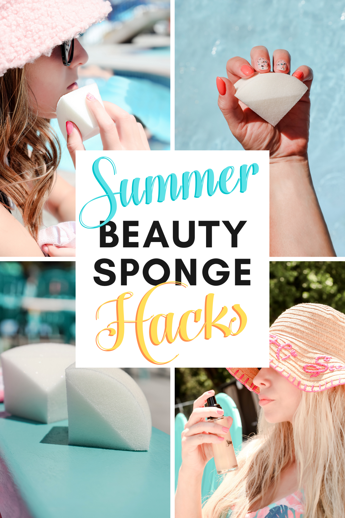summer beauty hacks with stansout makeup sponge