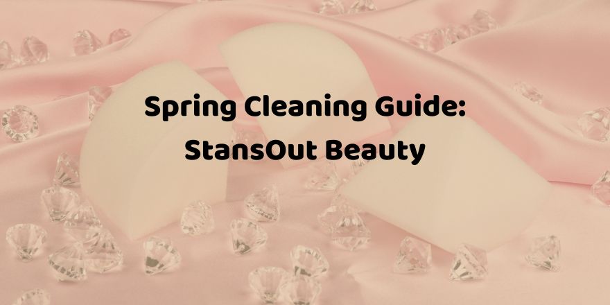 how to organize makeup products spring cleaning