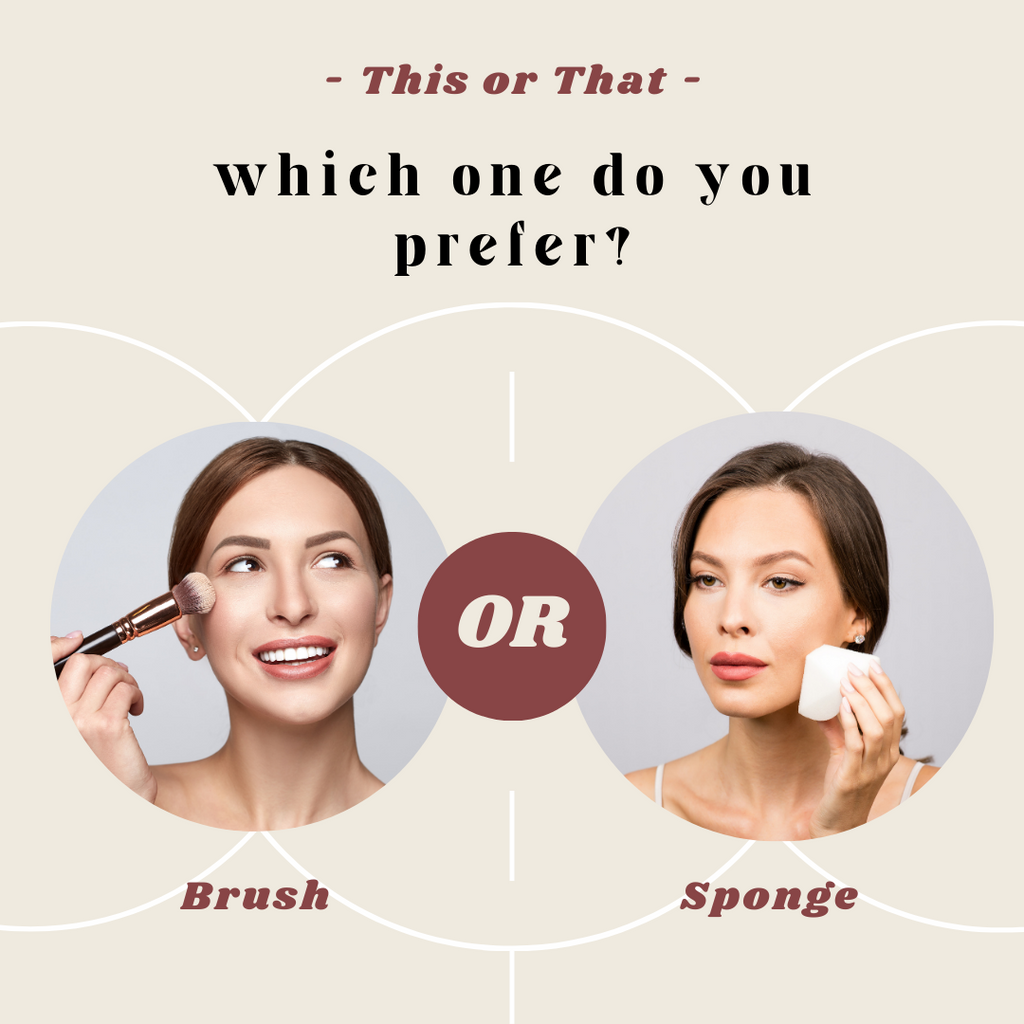 makeup sponge vs brush