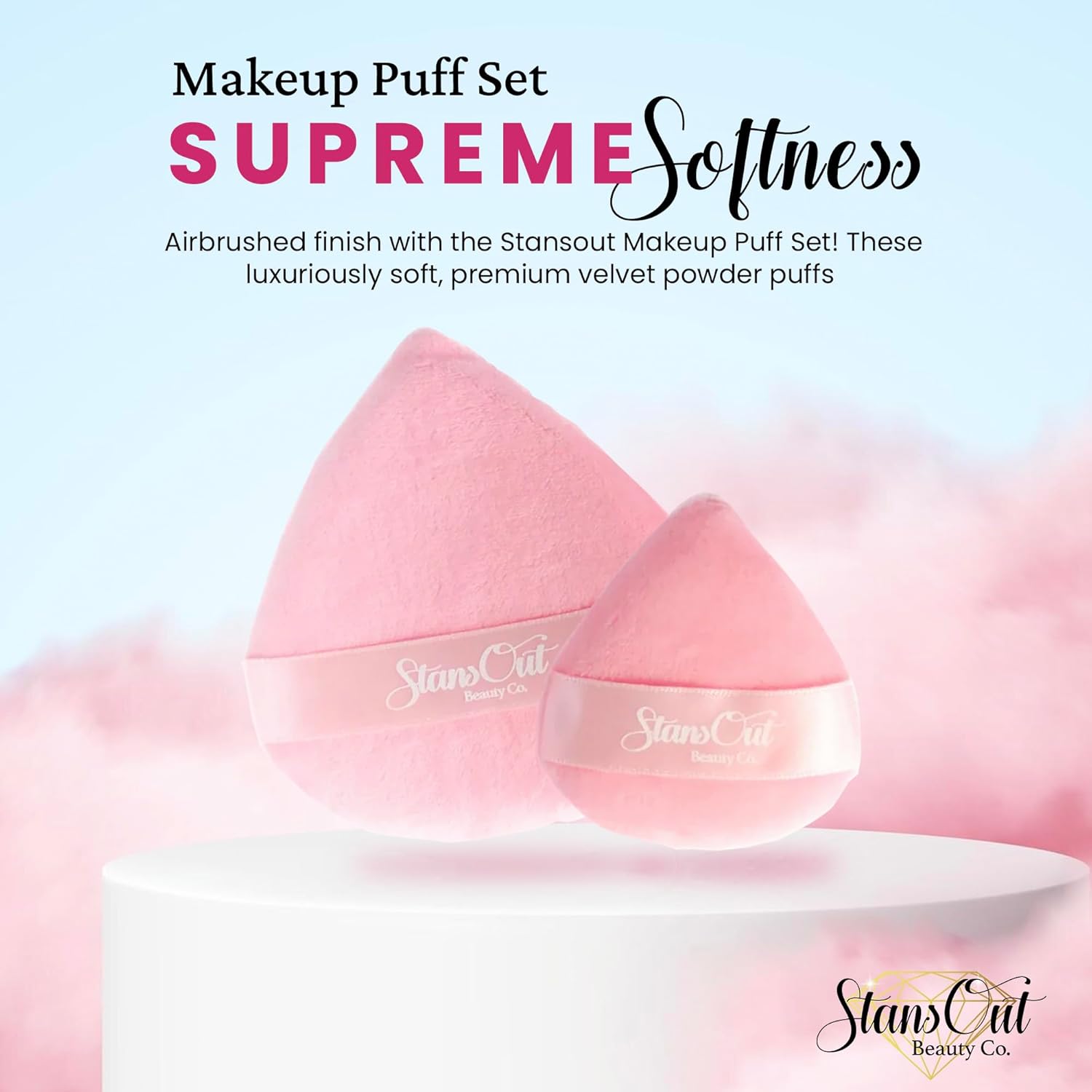 Makeup Puff Set (Powder Puff) | 2 Pack