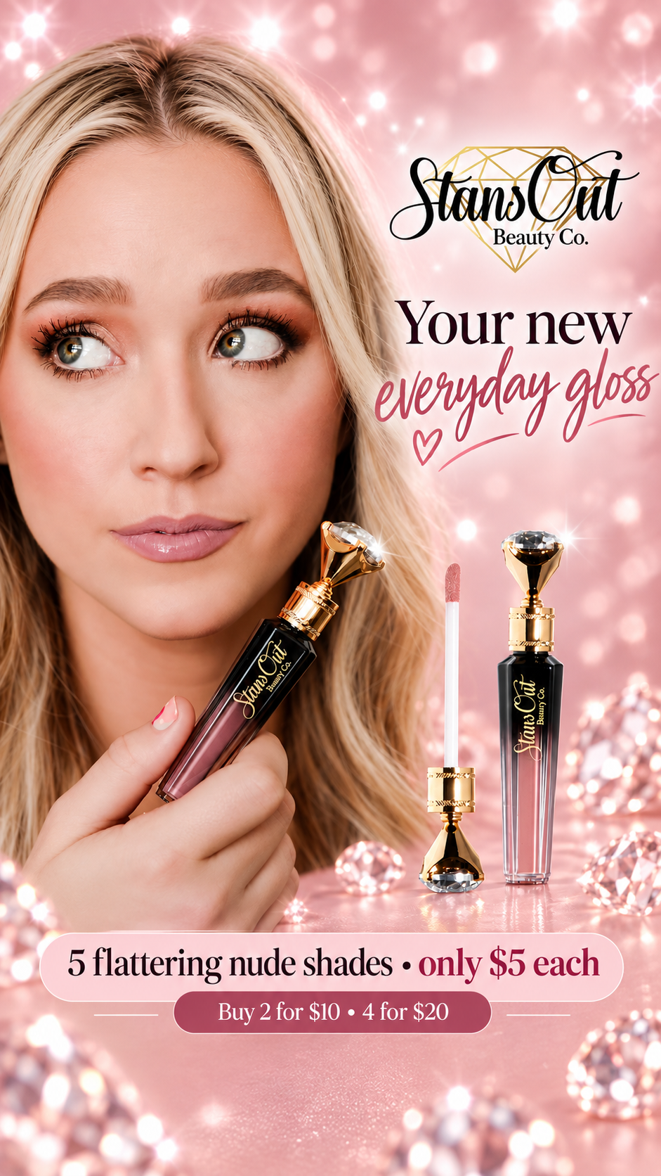 Diamond Lustre Lip Gloss