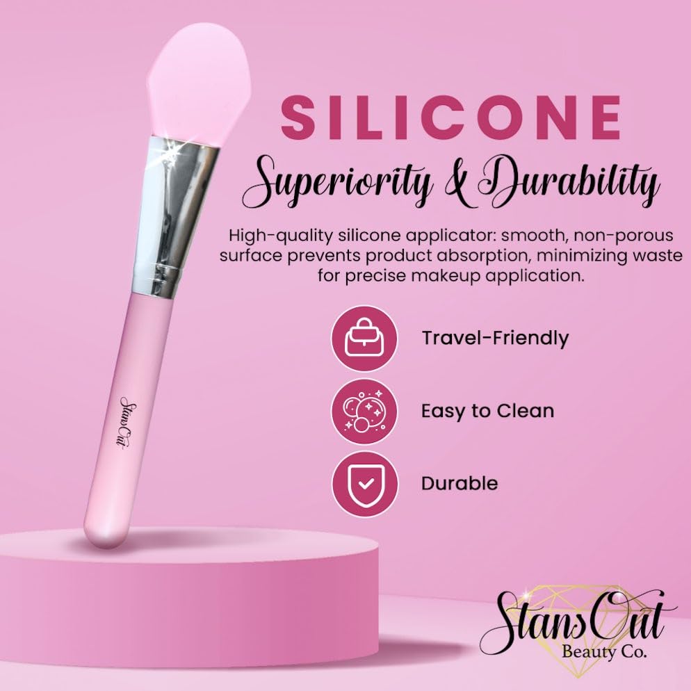 Foundation Applicator Tool | Silicone Foundation Brush - StansOut Beauty Company