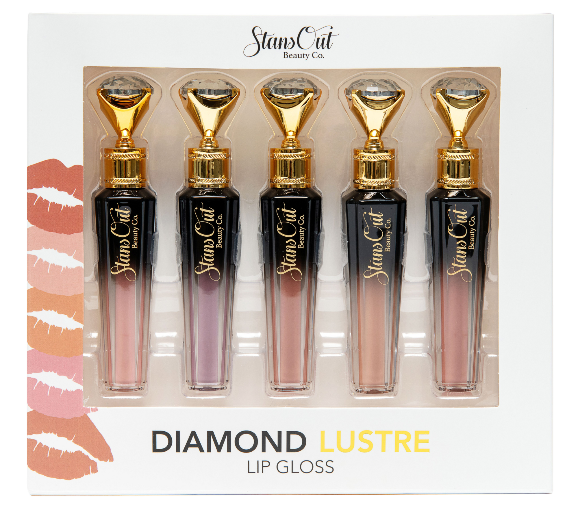 Diamond Lustre Lip Gloss - 5 Pack