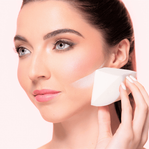 white makeup blending sponge for cream and powder makeup multi use makeup tool